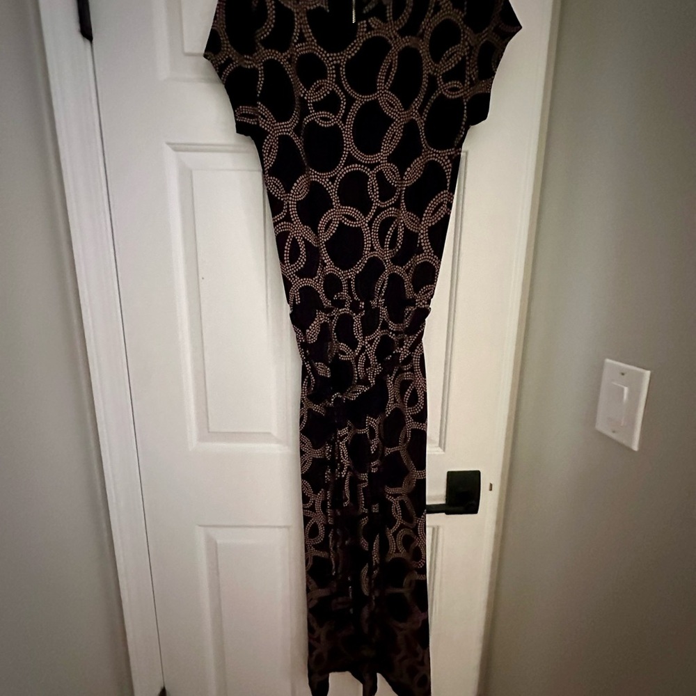 Black Patterned Jumpsuit. - image 6